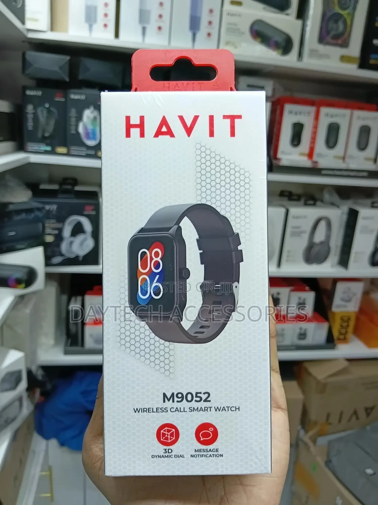 Havit M9052 Wireless Call Compatible Android Smart Watch