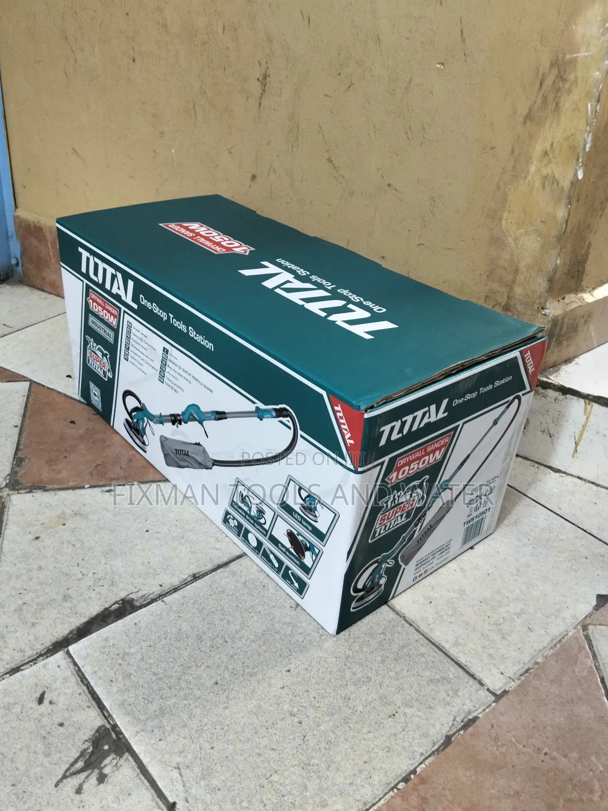 Fine Smoother Total Drywall Sander 1050watts With Sanding Pads