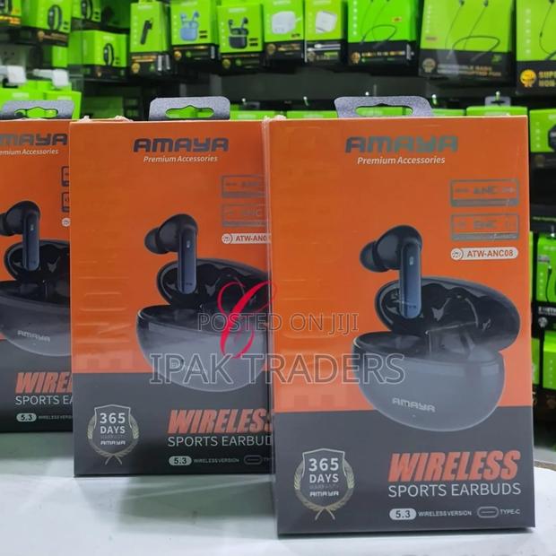 *Price Drop;*Amaya Atw-Anc08 *Anc* Wireless Sports Earbuds