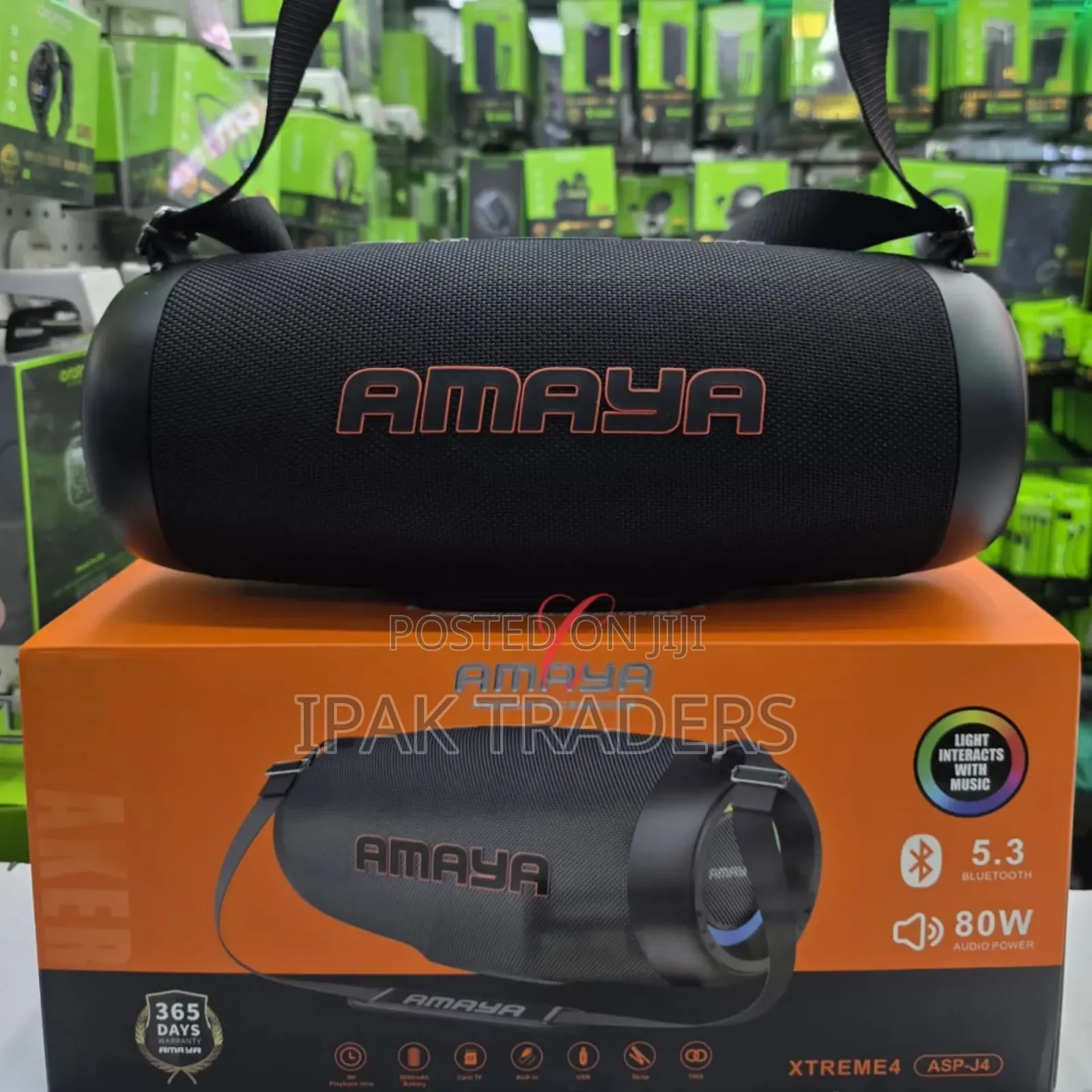 Amaya Xtreme4 Asp-J4 *80w* Hd Stereo Sound Wireless Speaker