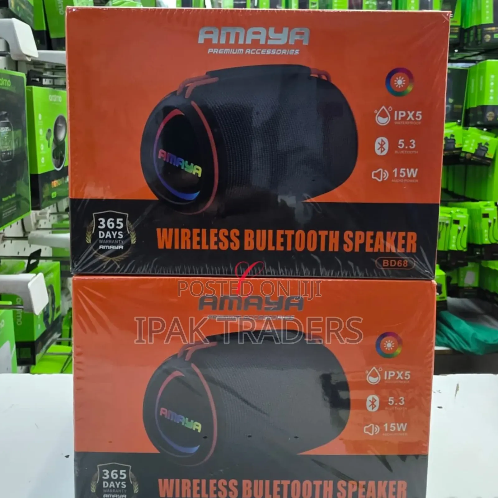 Amaya Bd68 *15w* Wireless Bluetooth Speaker Now Available
