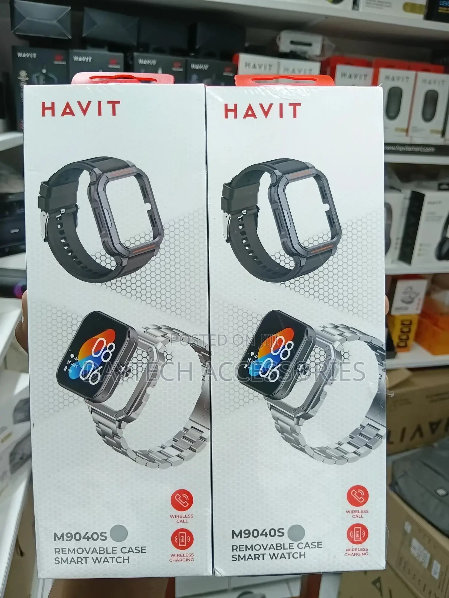 Havit M9040s Wirelss Wireless Smart Watch - Black
