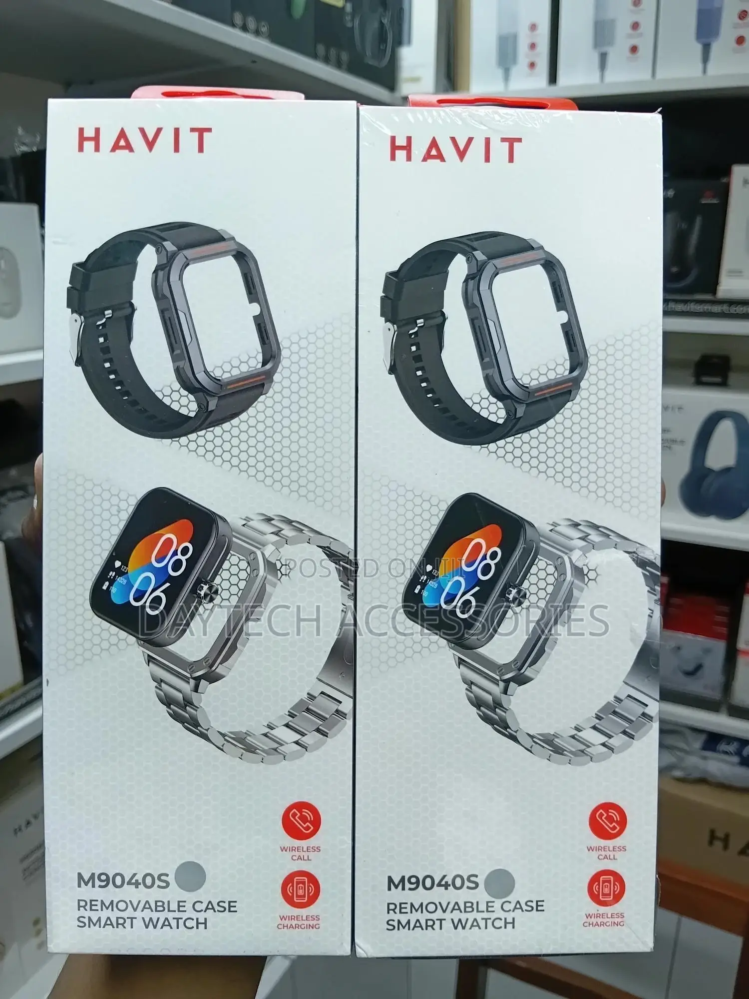 Havit M9040s Wirelss Wireless Smart Watch - Black