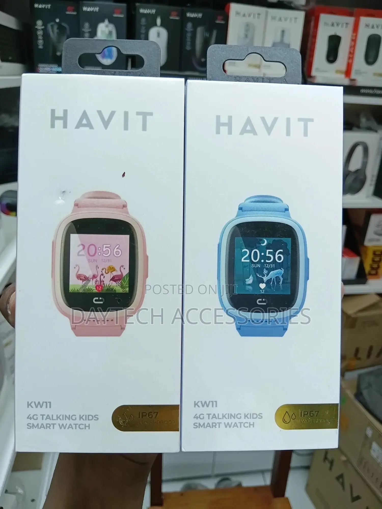 This Is a Havit Kw11 4g Talking Kids Smart Watch.