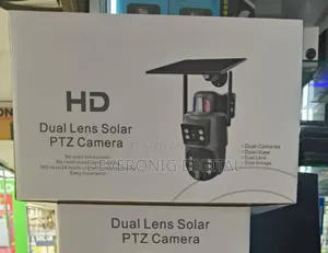 Wifi Ubox 4mp Dual Lens Solar PTZ CCTV Camera