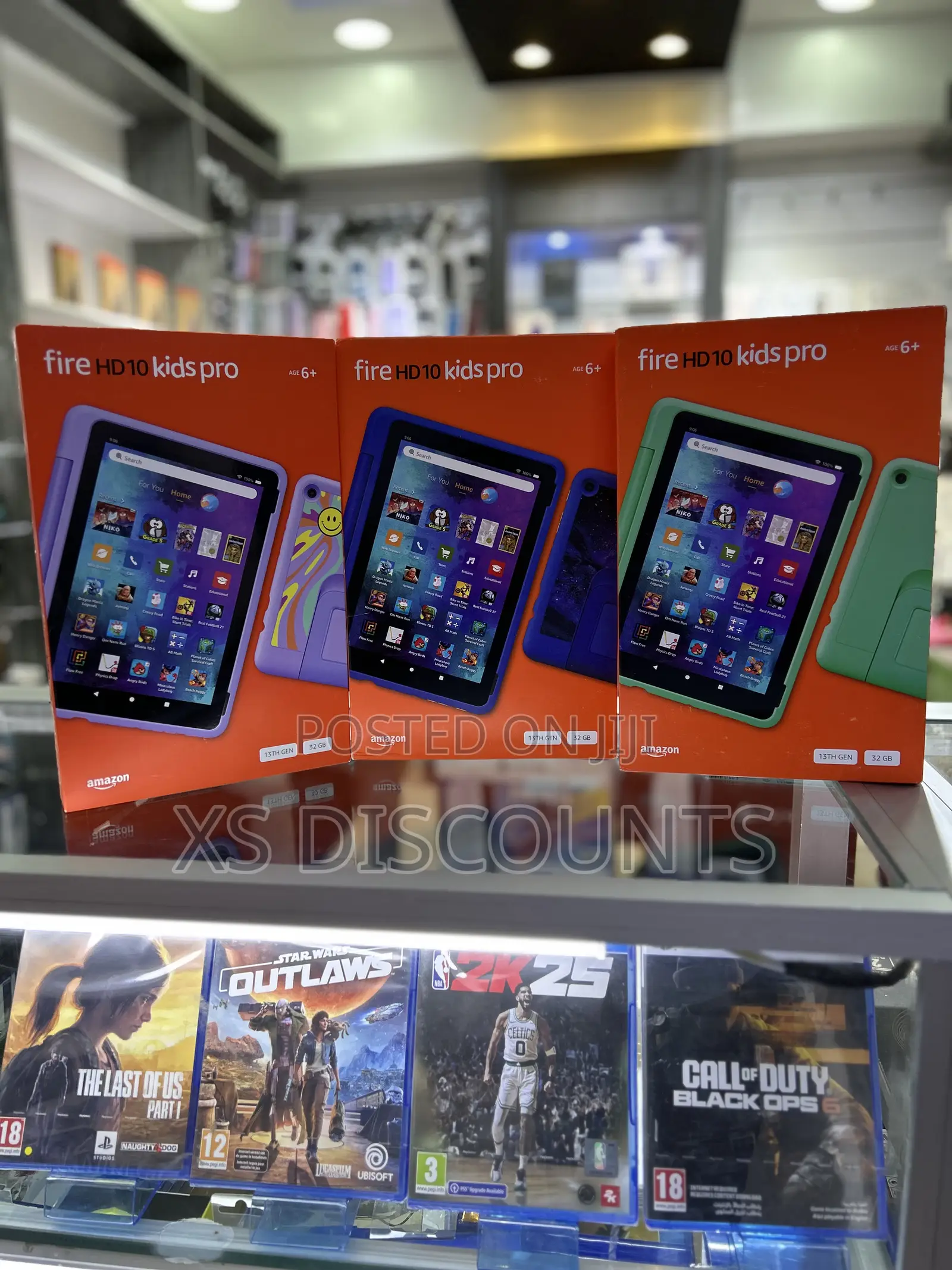 New Amazon Fire HD 10 Kids Pro 32 GB Green