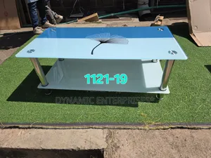 Artistic Tempered Glass Coffee Table