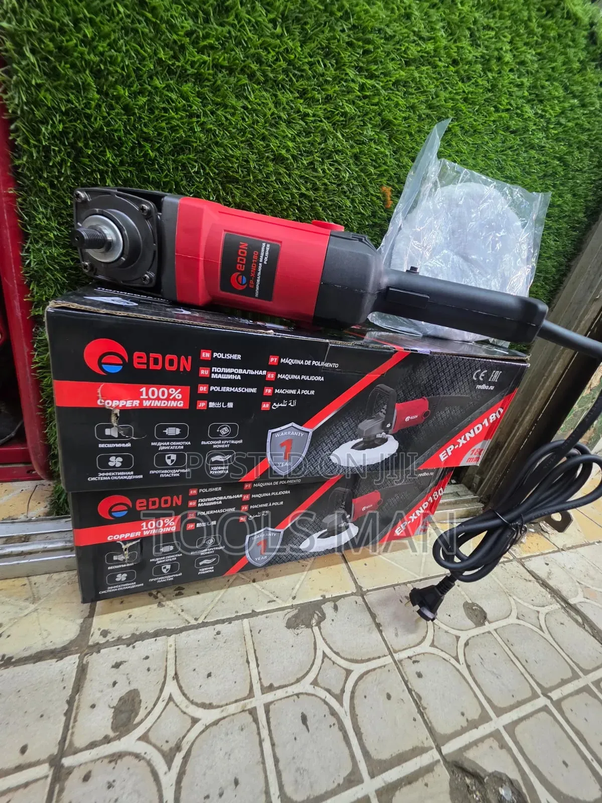 Edon Buffing Machine, Edon Electric Angle Grinder/Polisher.