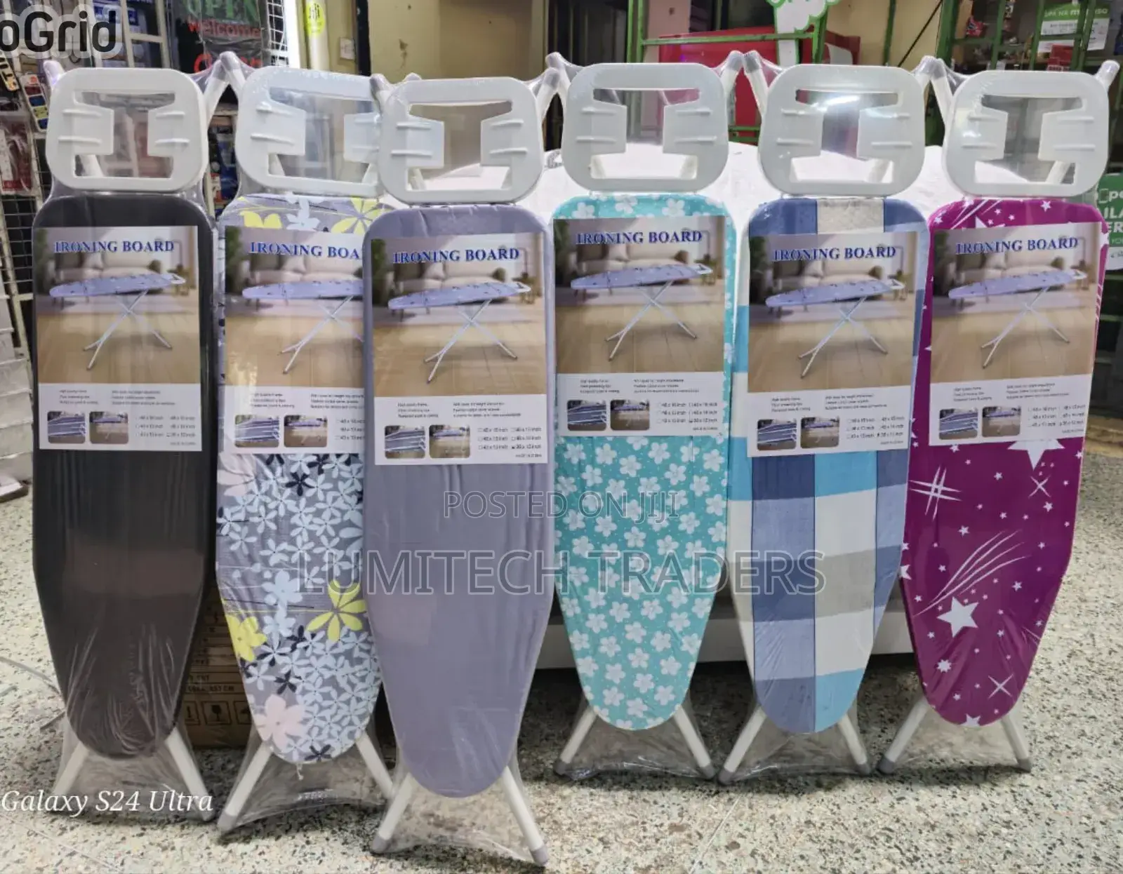 Executive Metallic Ironing Board