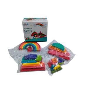 4-in-1 Wooden Rainbow Stack Set - thumbnail 2