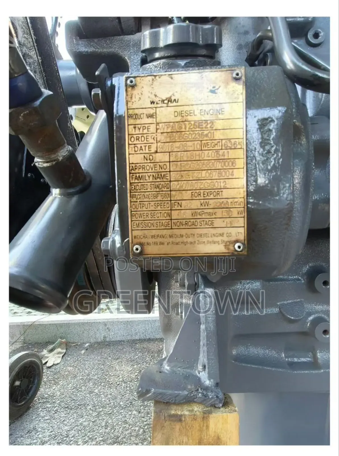Wp6g125e22 Weichai Diesel Engine Dom 2018