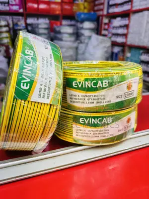 Evincab 2.5mm Single Core Wiring Cable 90m(Yellow Green) – High