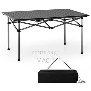 Heavy-Duty Foldable Metal Table – 95×55×50cm