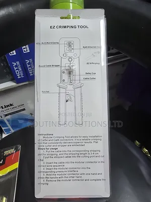 Rj45 / Rj11 Pass Through Crimping Tool