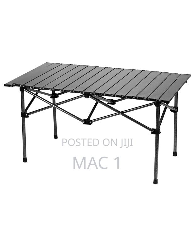 Quality Foldable Metallic Table - main view