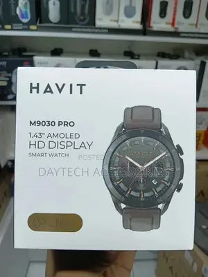 Havit Fitness Amoled M9030pro Smartwatch | Leather Straps