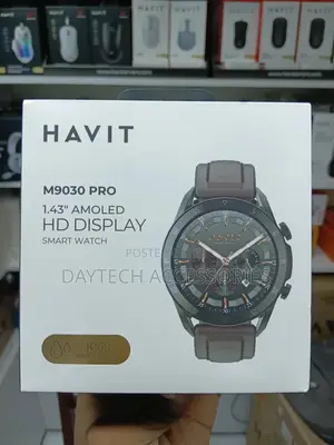 Havit Fitness Amoled M9030pro Smartwatch | Leather Straps