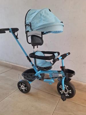 Kids Tricycle With Canopy and Push Handle - thumbnail 2