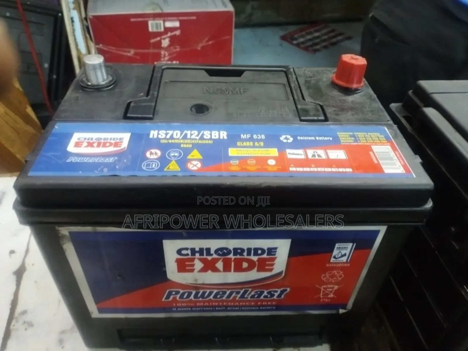 Chloride Exide Power Ns70 /65ah Battery Maintenance Free