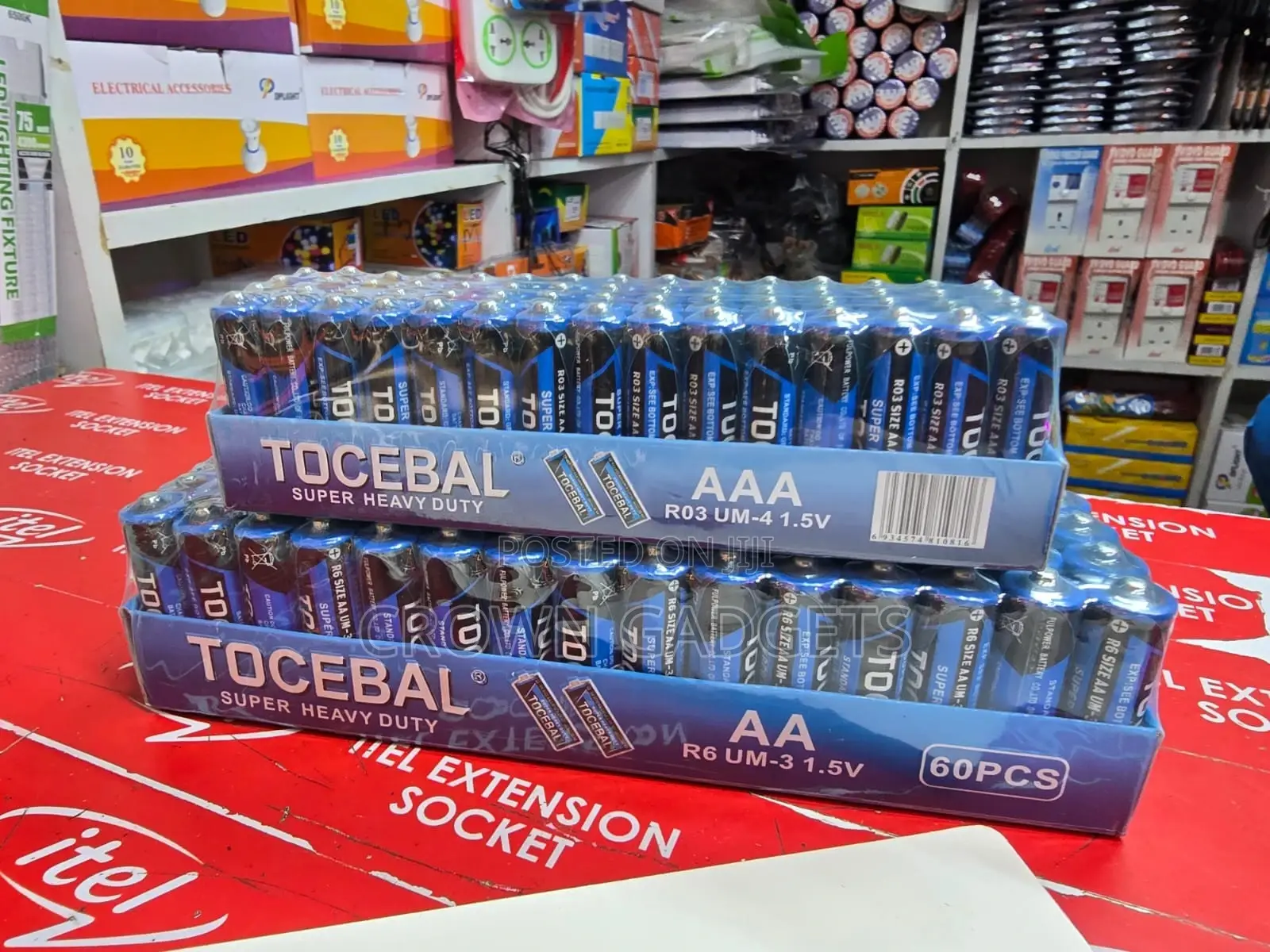 Tocebal Super Heavy Duty Batteries Aa / Aaa 60pcs Pack
