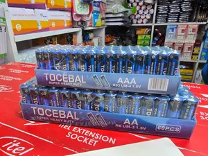 Tocebal Super Heavy Duty Batteries Aa / Aaa 60pcs Pack