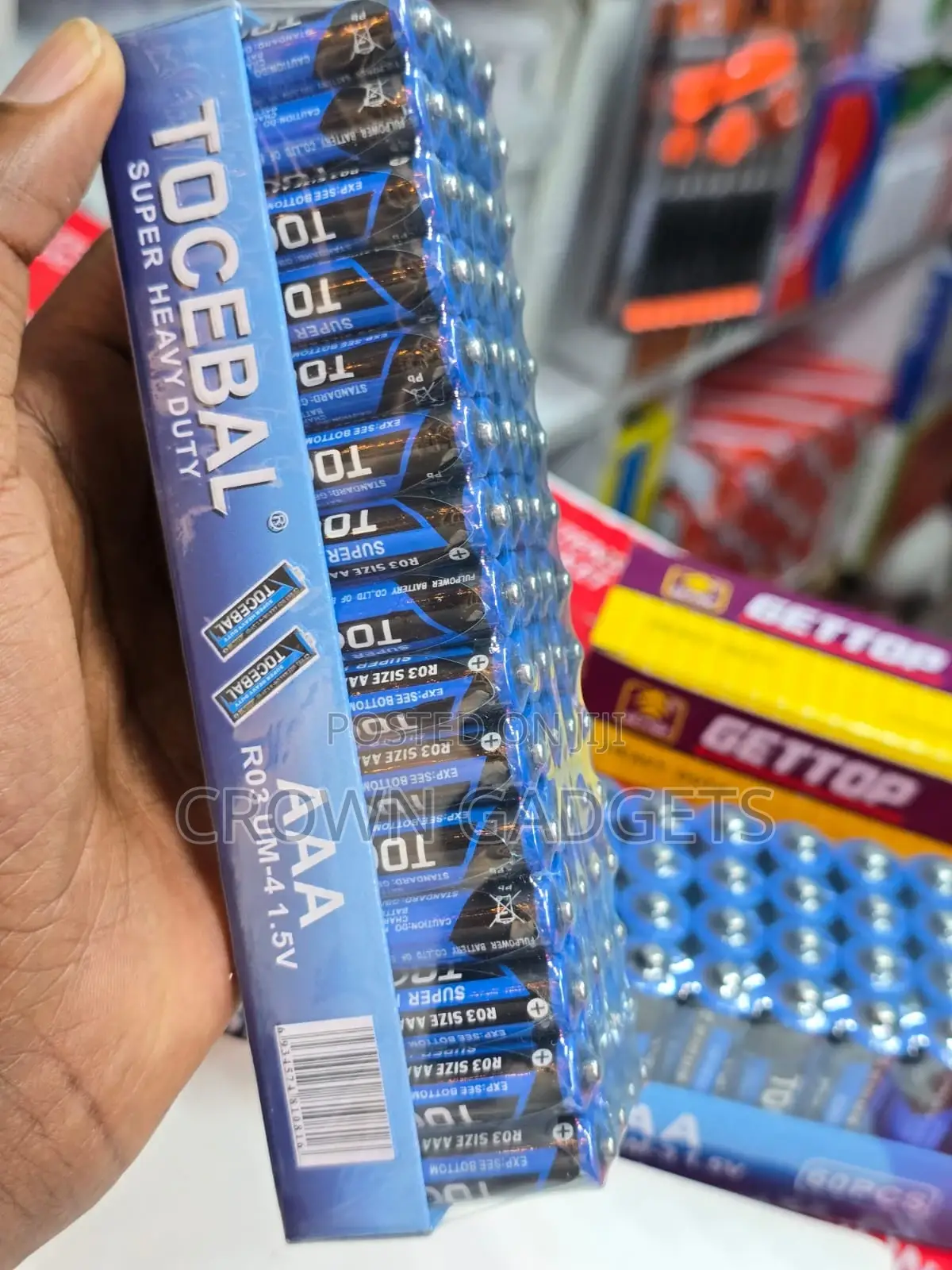 Tocebal Aa Aaa Super Heavy Duty Batteries 1.5v Bulk Pack