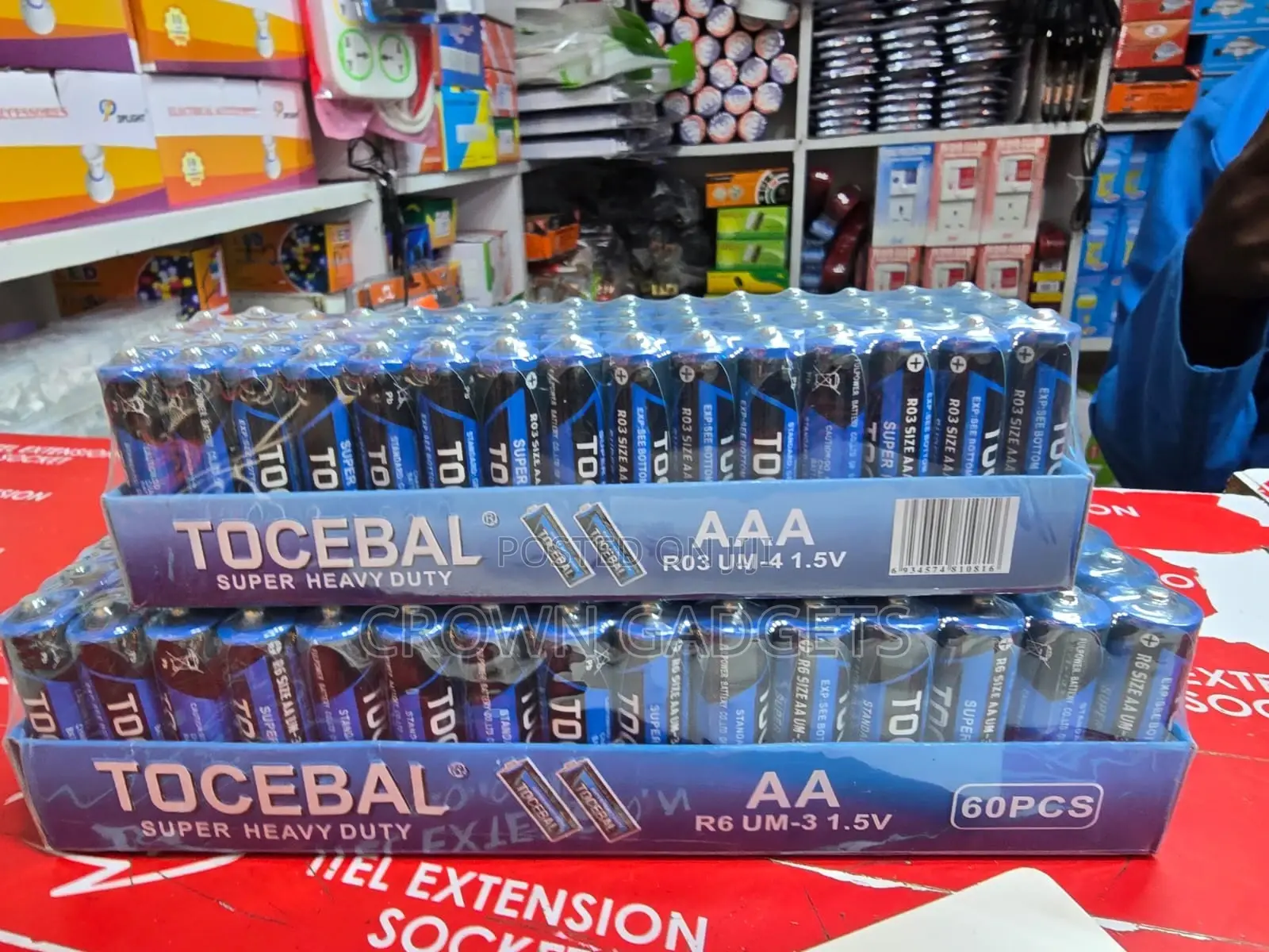 Original Tocebal Batteries 60pcs Aa or Aaa Long Lasting