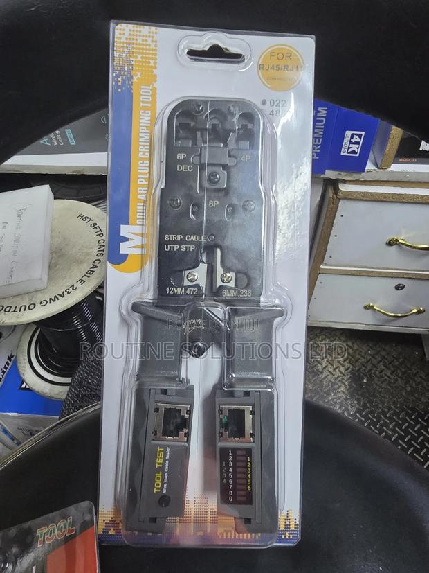 Rj45 Crimping Tool With Lan Tester - main view