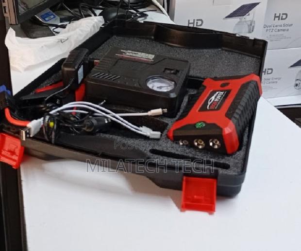 12v Car Jump Starter 99800mah With Inflator and Power Bank