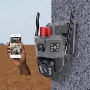 Full-Color 24/7 Night Vision Electric 4g PTZ Dual Lens Camera