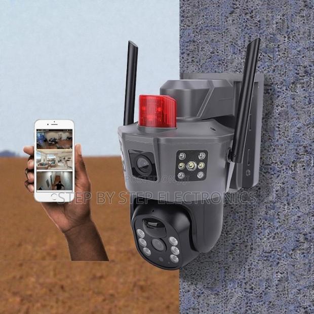 Full-Color 24/7 Night Vision Electric 4g PTZ Dual Lens Camera