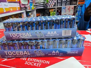 Tocebal Super Heavy Duty Aa / Aaa Batteries 60pcs Pack