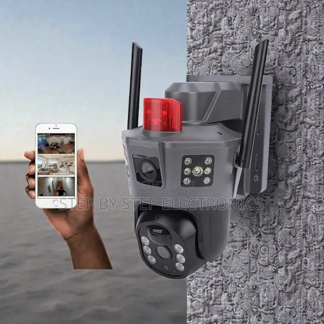 V380 Pro App Electric 4g PTZ Dual Lens Security Camera