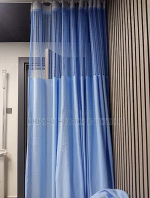 Blue Hospital Curtain Available Hospital Bed Partioning Curtain