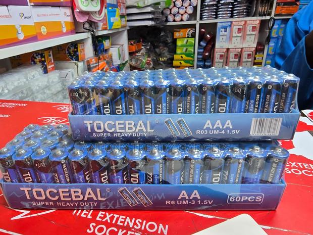 Original Tocebal Aa or Aaa Batteries 60pcs Long Life