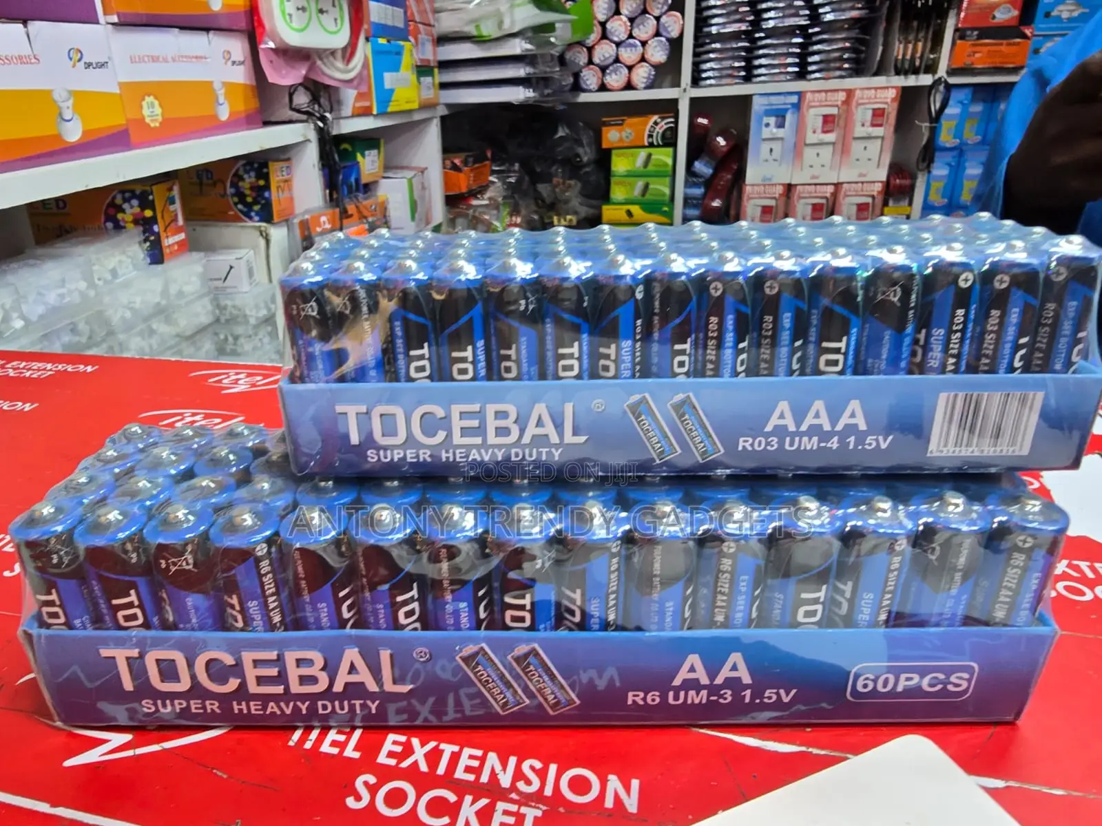 Original Tocebal Aa or Aaa Batteries 60pcs Long Life