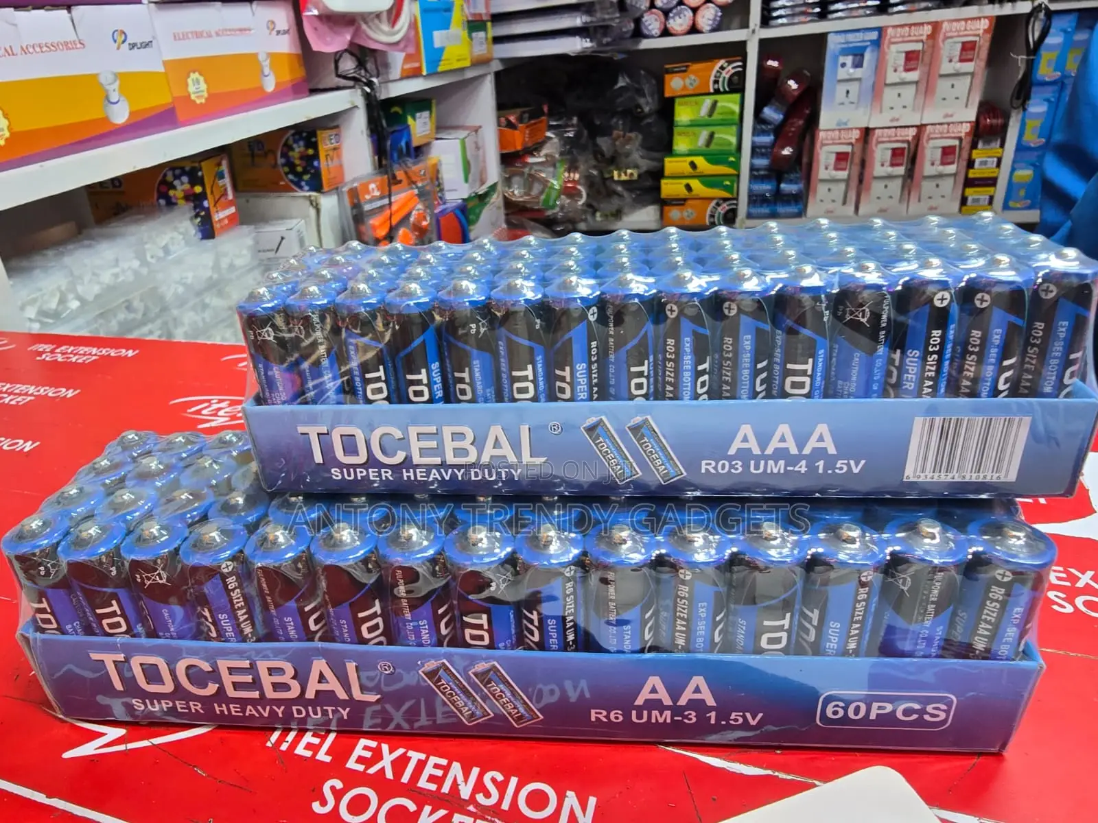 Original Tocebal Aa or Aaa Batteries 60pcs Long Life