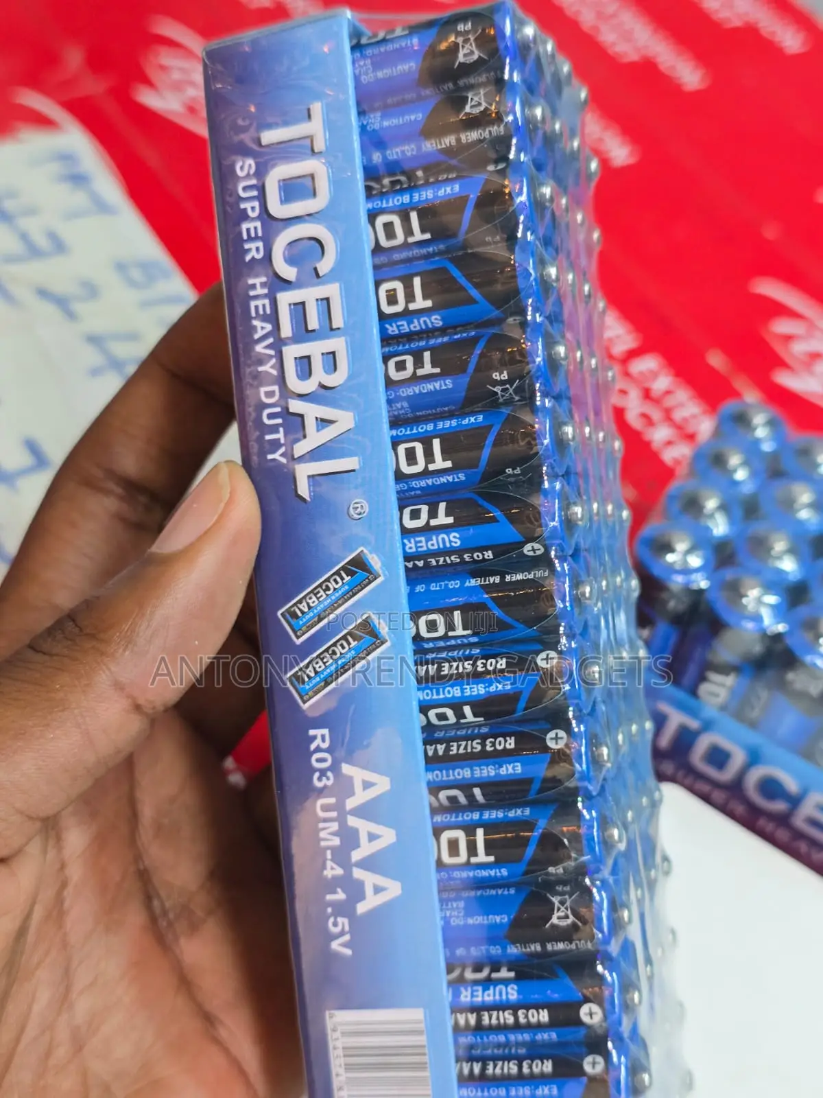 Tocebal Heavy Duty 1.5v Batteries Bulk Pack 60pcs