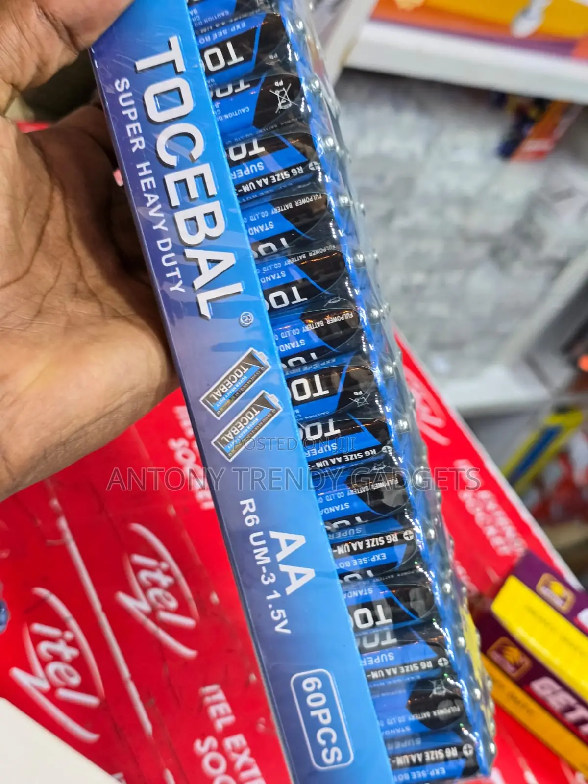 Tocebal Heavy Duty 1.5v Batteries Bulk Pack 60pcs