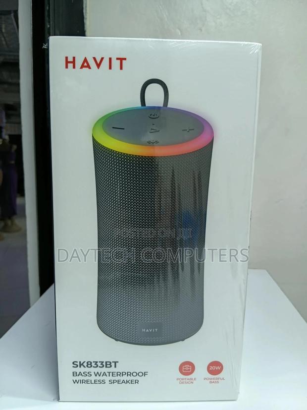 Havit Ring Light Wireless Speaker - Large - Black (Hav-Sk833bt) - thumbnail 2