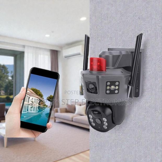 Weatherproof Housing Electric 4g PTZ Dual Lens Security Camera