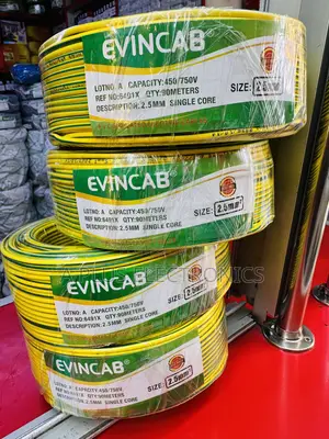 Evincab 2.5mm Single Core Wiring Cable 90m(Yellow Green) – Safe