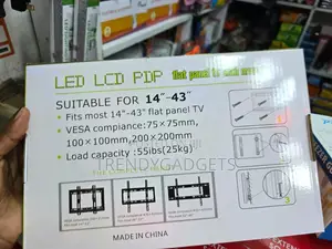 Led LCD Tv Wall Mount 14–43 Inches Strong Fixed Bracket