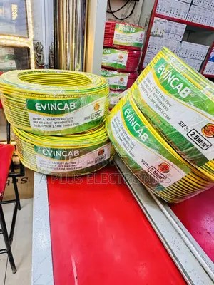 Evincab 2.5mm Single Core Wiring Cable 90m(Yellow Green) – Efficient