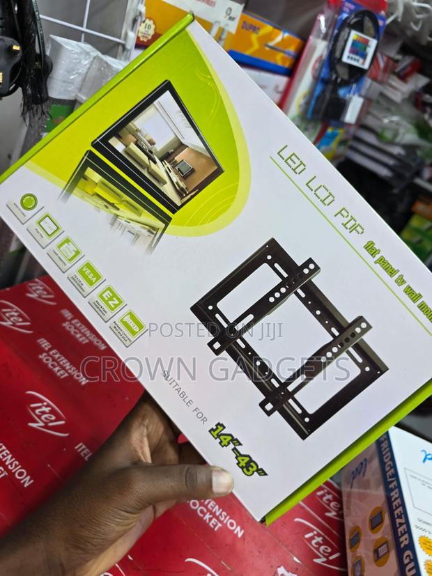 Universal Flat Tv Wall Mount 14–43” Vesa Compatible - main view