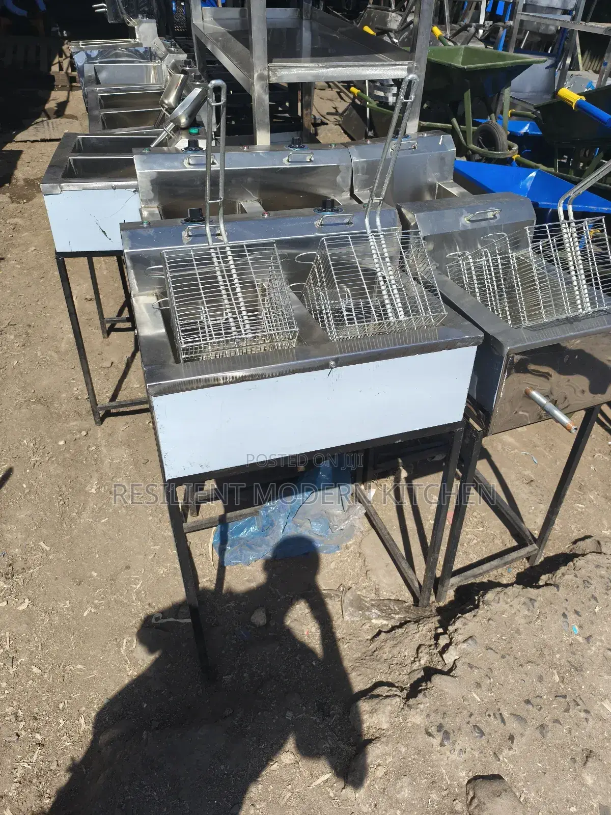 Stainless Double Deep Fryer
