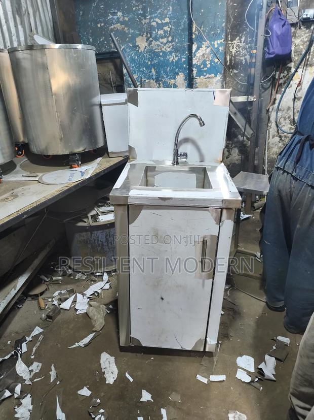 Stainless Steel Hand Washing Sink - main view
