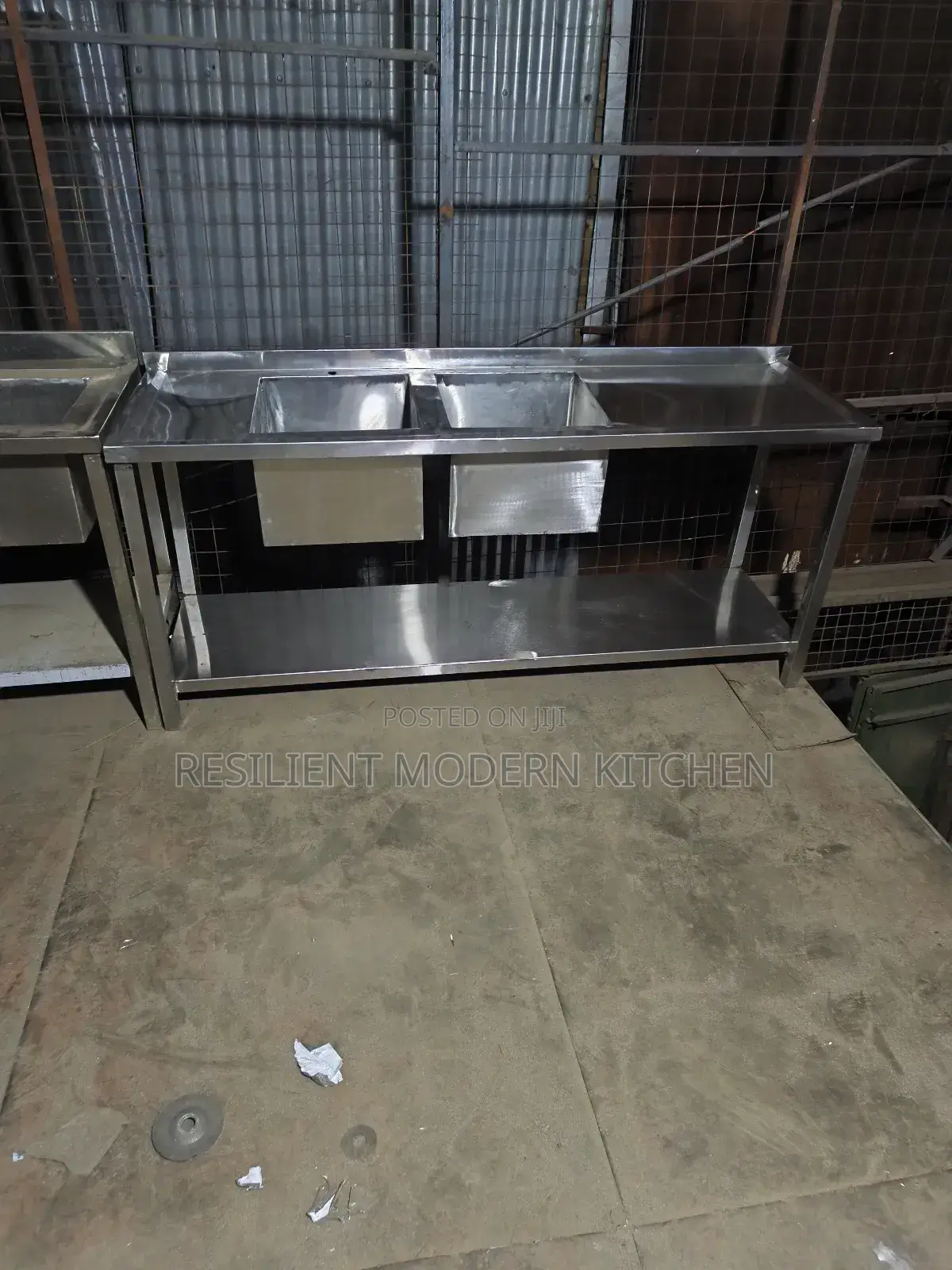 Commercial Double Sink ( Stainless Steel)