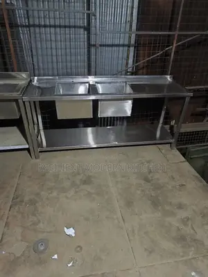 Commercial Double Sink ( Stainless Steel)