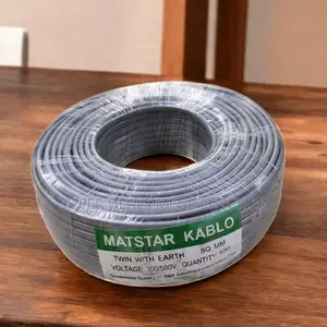 Resistant to Moisture 2.5mm 90m Twin With Earth Flat Electrical Cable